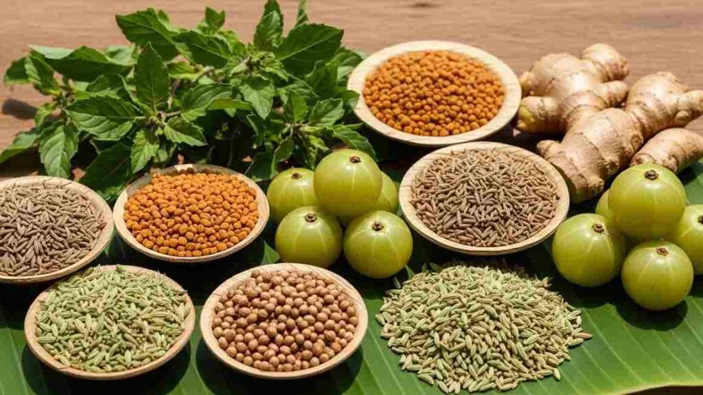 indian detox drink raw materials Ayurveda sci