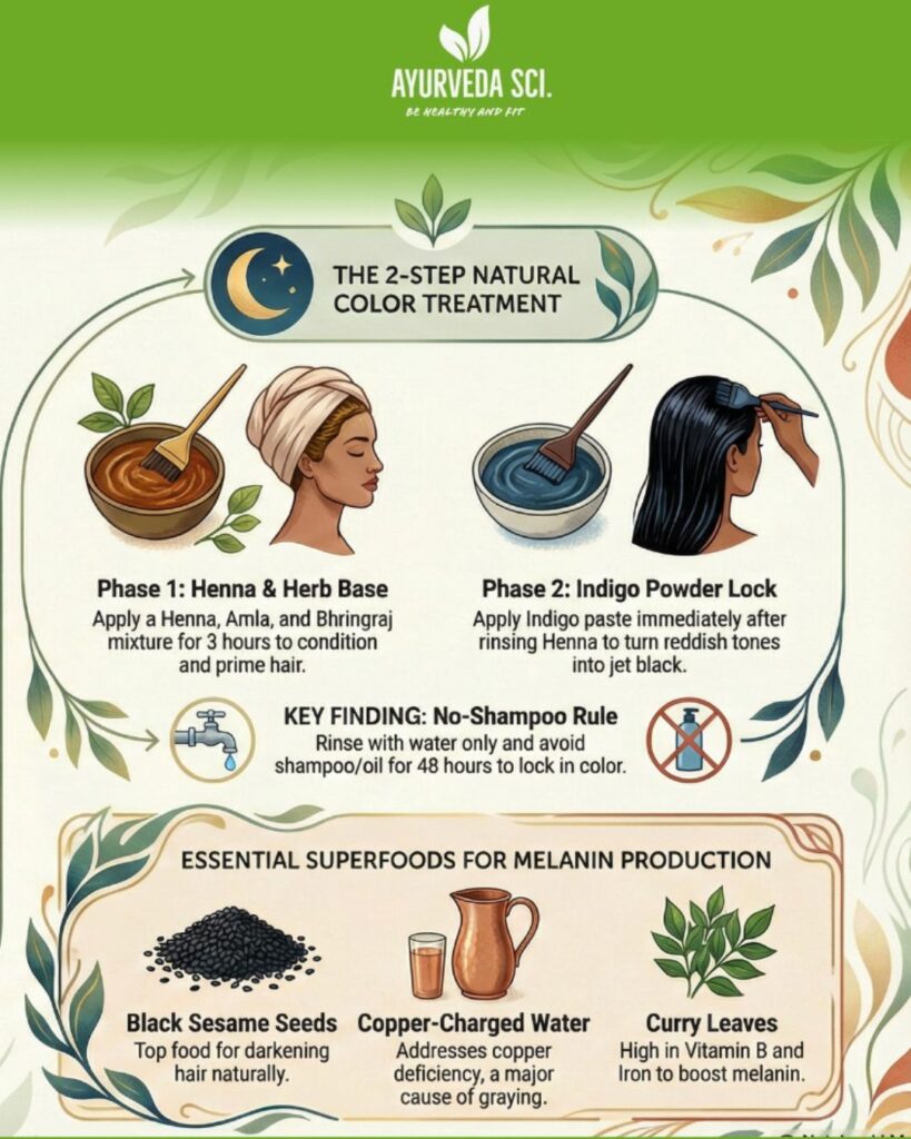 How to Color Gray Hair Naturally: A Beginner’s Guide to Henna & Indigo (No Chemicals)